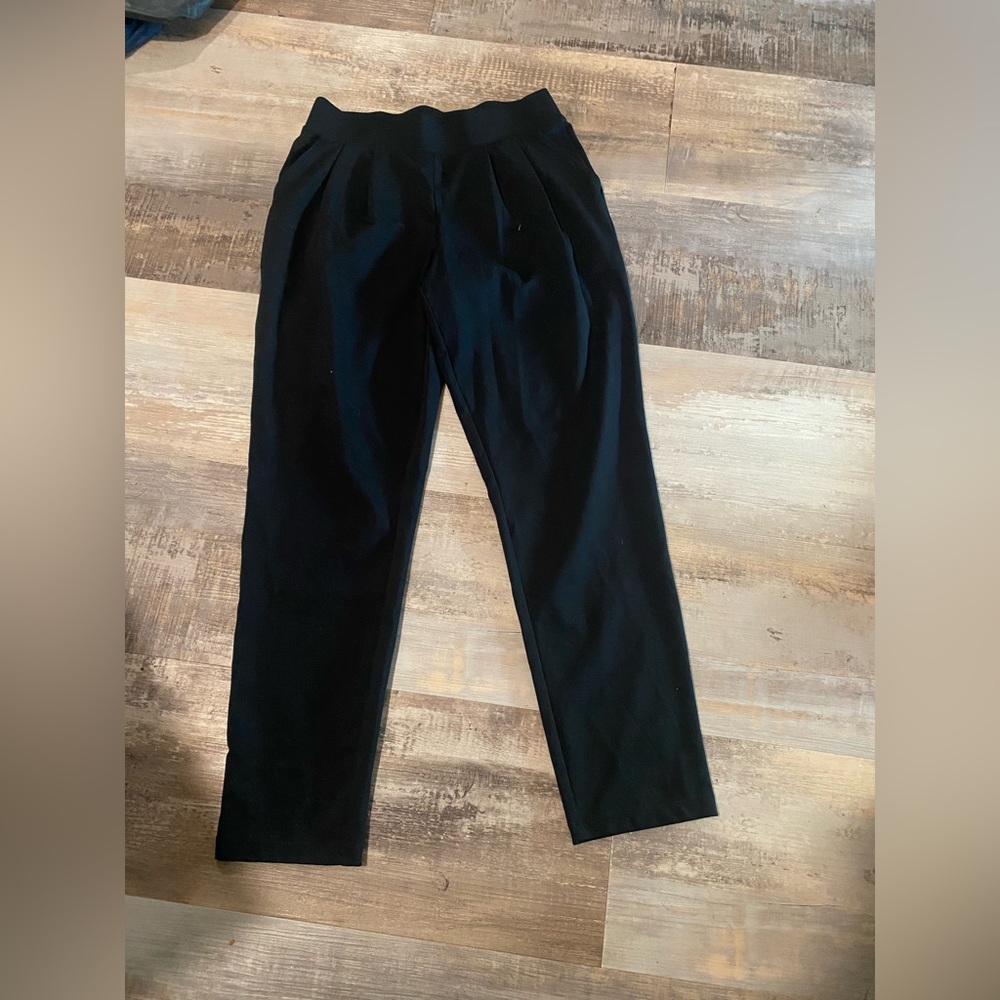 Mondetta Women's Pants Size S Pull On Wrinkle Resistant w/Stretch Black